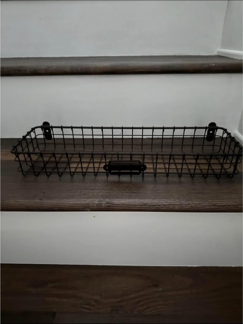 Brown wire basket 18 1/2” x 6” W
